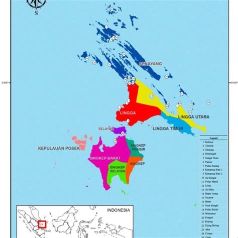 Orang Suku Laut Location in the Lingga Regency. | Download Scientific ...