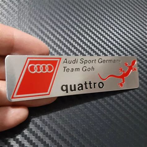 Stemma Audi Sport Germany Adesivo S Line Quattro Logo A1 A3 A4 Tt Emblema S Line Eur 13 95