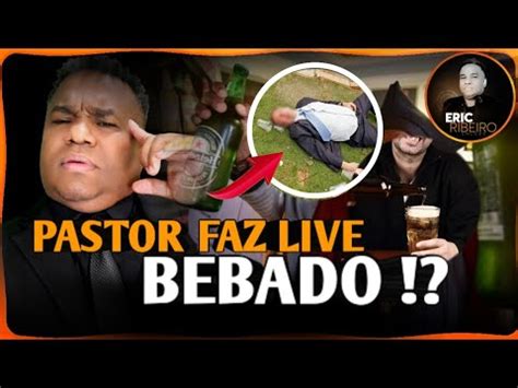 O pastor tomou uma gelada e em seguida fez uma live de revelação