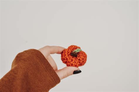 Mini Pumpkin Free Crochet Pattern - The Turtle Trunk