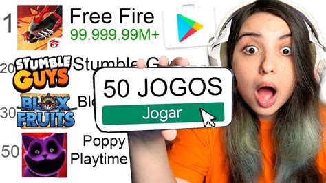 Joguei Os Jogos Mais Baixados Da Playstore S Jogos Incr Veis