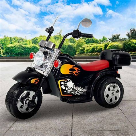 Mini Moto Elétrica Infantil Harley 6v Preto Zippy Toys