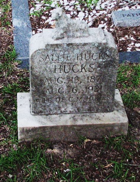 Sallie Hucks Hucks 1871 1921 Find A Grave Memorial