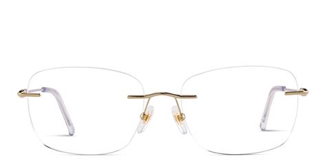 Order EYE'M FORWARD Rimless Wide Square Eyeglasses | MAGRABi Saudi Arabia