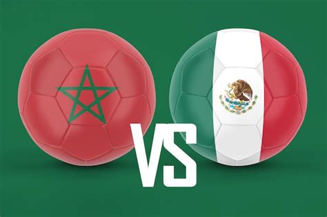 Free Photo | Morocco VS Mexico Football