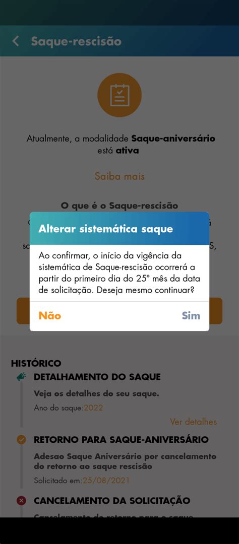 Tem Como Cancelar O Saque Aniversário Passo A Passo No App