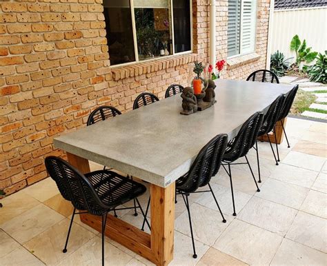 Buy M To Seater Bespoke Polished Concrete Dining Table Online