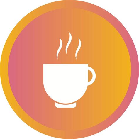 Beautiful Hot Tea Vector Glyph Icon Vector Art At Vecteezy