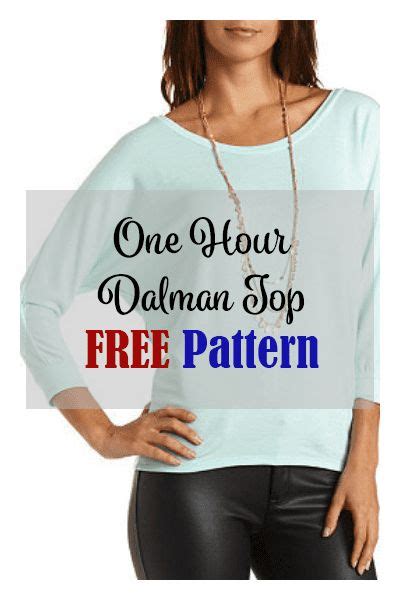 One Hour Top Free Pattern Mhs Blog Free Sewing Sewing Tutorials