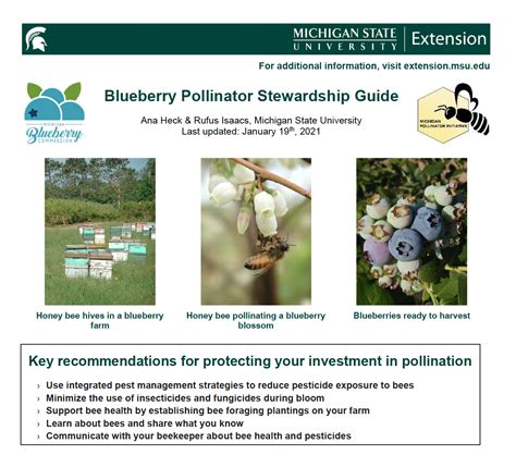 Resources For Growers Blueberry Pollination Project