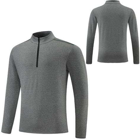 Men Half Zip Pullover Gym Fashion Sports Long Sleeve Casual Brand Running Sweatshirt Prints