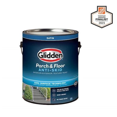 Glidden Porch And Floor 1 Gal Base 2 Textured Satin Interior Exterior