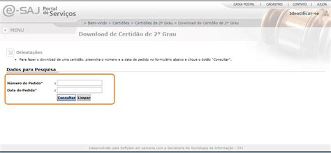 Como Realizar O Pedido De Certid Es De Grau No Portal E Saj Do Tjsp