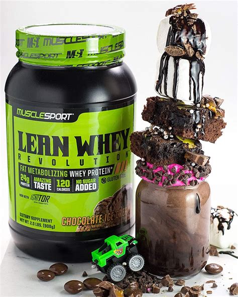 MuscleSport Lean Whey Revolution Protein Powder 25g Whey Protein