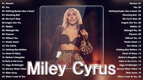 Miley Cyrus Greatest Hits 2023 Top Songs Of The Weeks 2023 Best