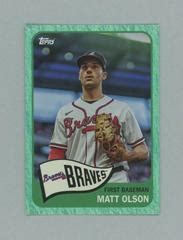 Matt Olson Aqua Sparkle Prices Topps Archives Baseball