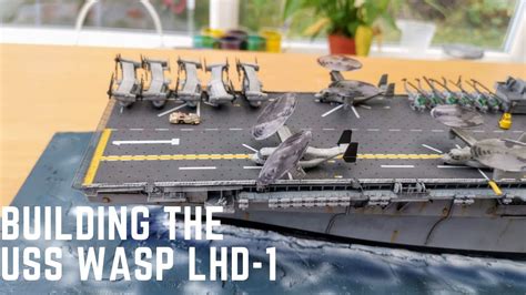 Uss Wasp Lhd 1 Amphibious Assault Model Ship Diorama Youtube