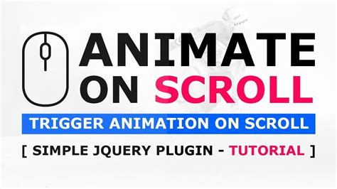 Animate On Scroll Trigger Css Animations On Scroll Youtube