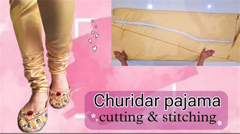 Churidar Cutting And Stitching Churidar Pajama Cutting And Stitching