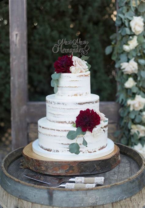 Naked rustic cake Bolo de casamento rustico Idéias de bolo de