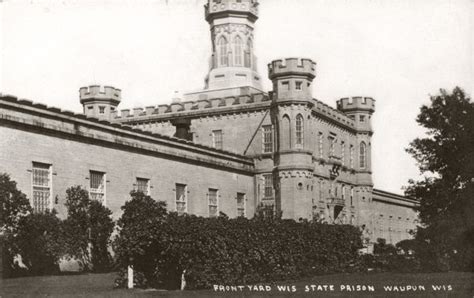 Wisconsin State Prison Postcard Wisconsin Historical Society