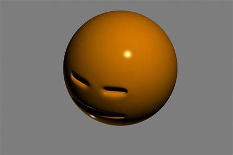 Emoji Expressionless Face D Model Cgtrader