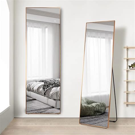 LVSOMT 160 X 50 Cm Miroir En Pleine Longueur Grand Miroir Mural