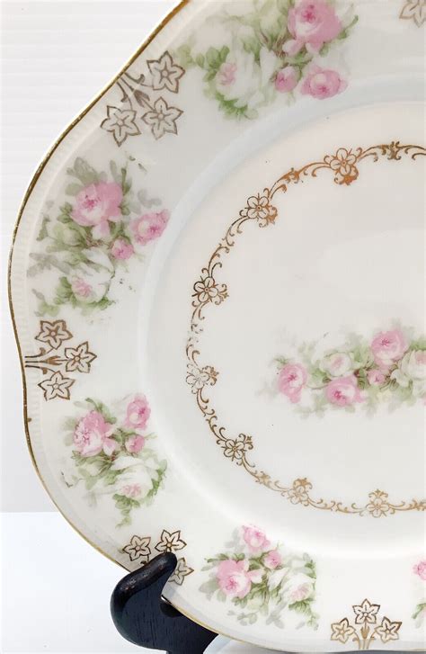 Mignon Z S Co Bavaria Floral Flowers 8 2 Plate Vintage Antique EBay