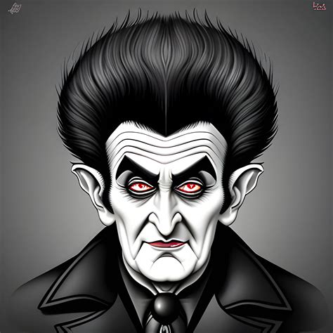 Grandpa Munster Illustration Arthub Ai