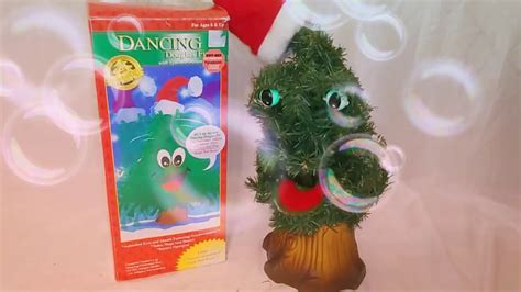 Gemmy Dancing Douglas Fir Singing Christmas Tree Dance Party Bubbles