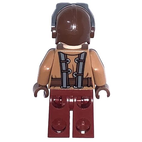 Lego Naboo Fighter Piloto Con Medium Dark Carne Chaqueta Minifigura