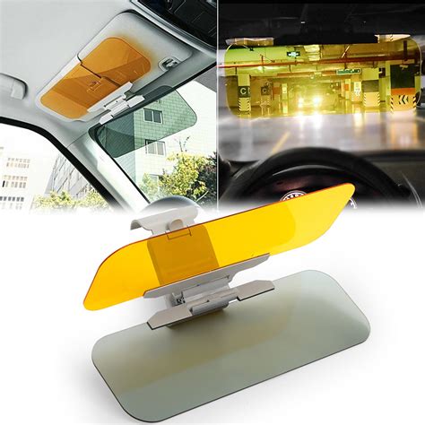 Car Anti Glare Windshield Extender 2 In 1 Day And Night Anti Dazzle Car