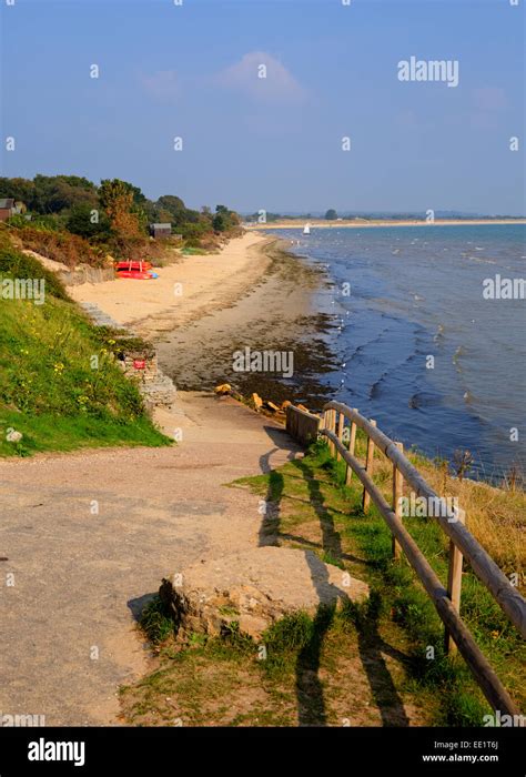 Studland Middle Beach Dorset England Uk Located Between Swanage And