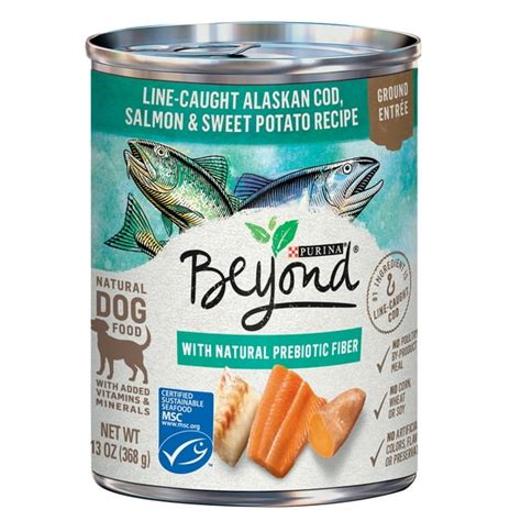 12 Pack Purina Beyond Natural Wet Dog Food Pate Grain Free Alaskan