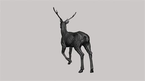 Deer Sculpture 3d Model 3d Printable Cgtrader