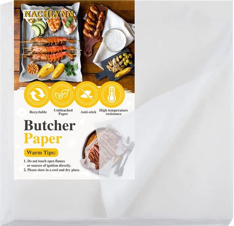 NACHLYNN 110 Pieces White Butcher Paper For Sublimation Disposable