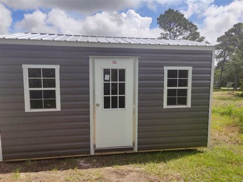 Summerville 10 X 16 Shed With Metal Siding 196910 Cool Sheds