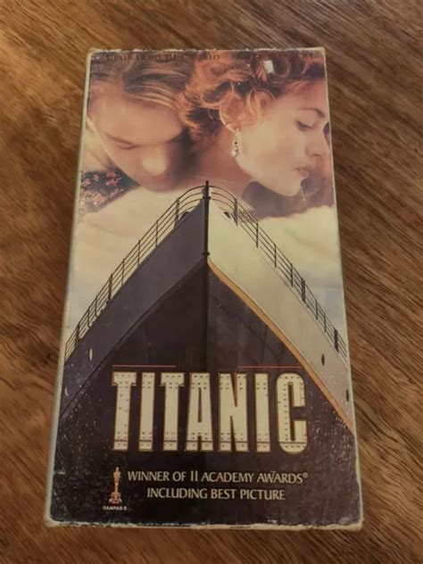 VHS TITANIC LEONARDO DiCaprio Kate Winslet James Cameron Film VHS 2