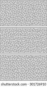 Maze Set Vector Stock Vector Royalty Free 301726910 Shutterstock