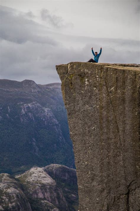 Views Of The Pulpit Rock In Stavenger In Norway Editorial Stock Photo