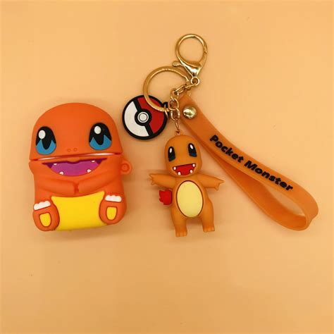 D Charmander Squirtle Silicone Character Designs For Air Pods Cover