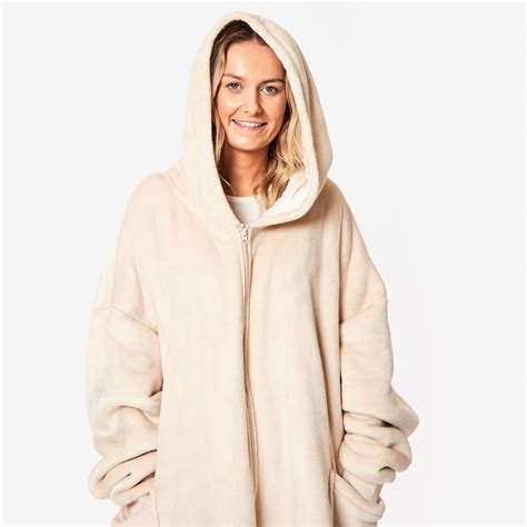 Zip Up Blanket Hoodie Giant Oversized Wearable Sherpa Etsy