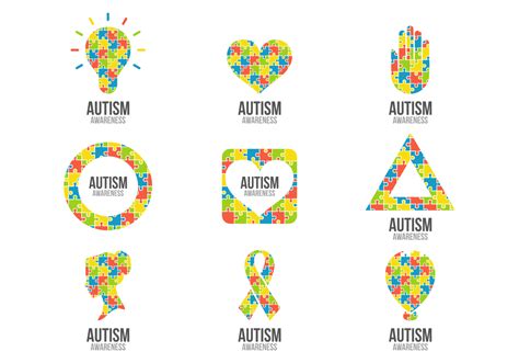 Colorful Puzzle Symbol Of Autism 145939 Vector Art At Vecteezy