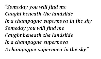 Oasis' “Champagne Supernova” Lyrics Meaning - Song Meanings and Facts