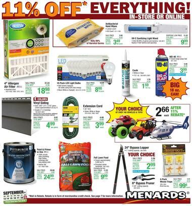 Menards - Parkersburg, WV (NEW Store) - Hours & Weekly Ad