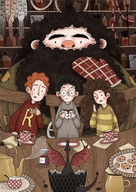 Ilustraciones De Harry Potter Parte 1 Harry Potter Illustrations