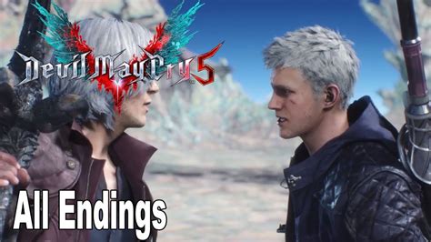 Devil May Cry All Endings And Credits Normal Ending Prologue