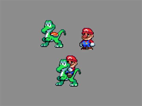 Beta Yoshi and Mario by Rudy Flores on Dribbble