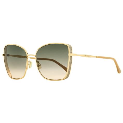 Jimmy Choo Alexis S 0py3 Ff Women S Gold Nude Cat Eye Sunglasses