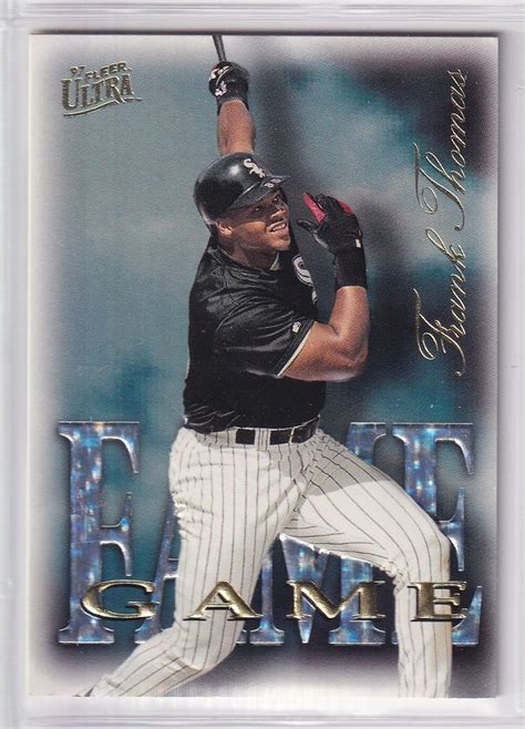 Frank Thomas Fleer Ultra Fame Game White Sox Ebay